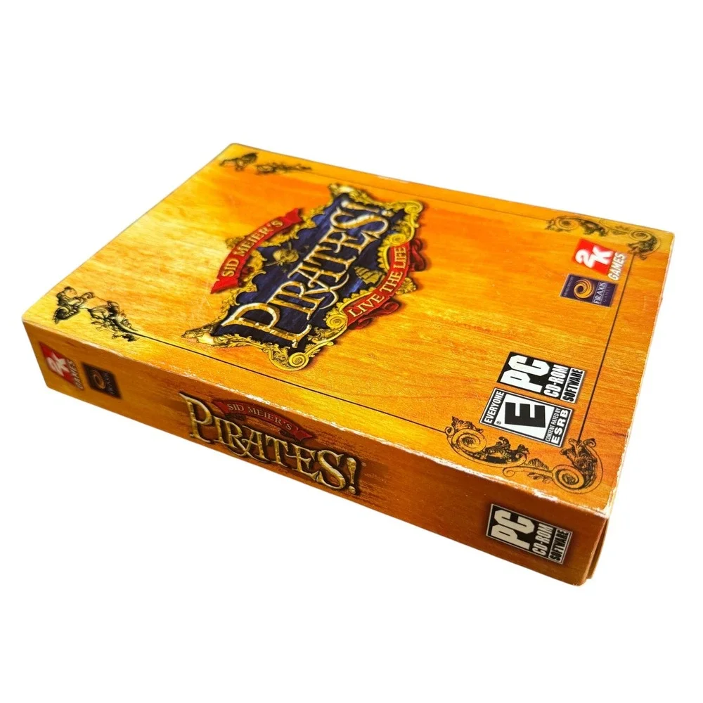 Sid Meiers Pirates Live the Life PC CD-ROM Big Box Firaxis 2K Games‎ 2004